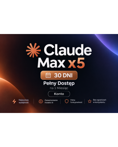 Claude Max x5 30 giorni – Accesso Completo per 1 Mese Account