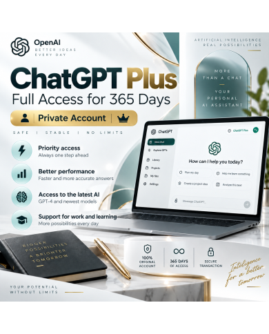 ChatGpt Plus - Accesso Completo per 365 Giorni