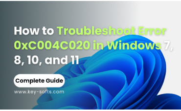 Cómo solucionar el error 0xC004C020 en Windows , 8, 10 y 11