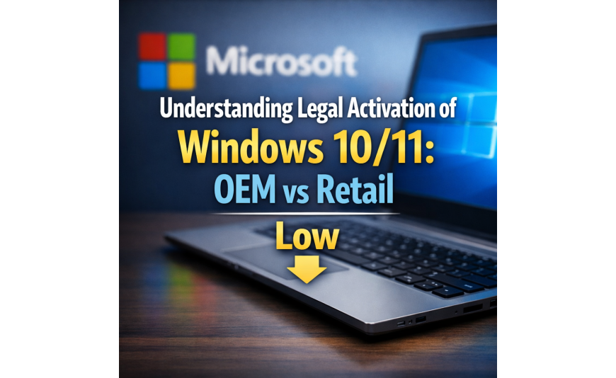 Comprendere l'attivazione legale di Windows 10/11: OEM vs Retail ✔️