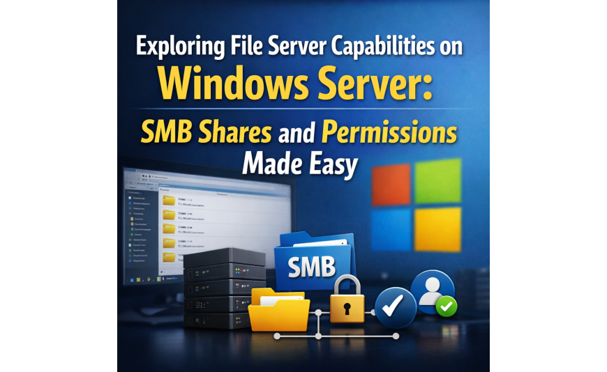 Esplorare le funzionalità del file server su Windows Server: condivisioni SMB e permessi semplificati